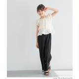 〈26ss新色登場〉親子お揃いウェーブプリーツパンツ | coca | 詳細画像8 