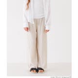 ［Lt.beige］ | 〈26ss新色登場〉親子お揃いウェーブプリーツパンツ | coca