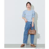 [Lt.Blue] | ＼26ssさらに新色登場／シボシャーリングトップス | coca