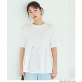 ［White］ | 〈26ss再入荷 新色登場〉着痩せ＆キレイ見え 異素材クルーネックドッキングカッ… | coca