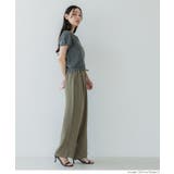 【セットアップ可】シボサテンライクイージーパンツ | coca | 詳細画像14 