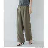 【セットアップ可】シボサテンライクイージーパンツ | coca | 詳細画像15 