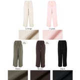 【セットアップ可】シボサテンライクイージーパンツ | coca | 詳細画像31 