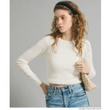［White］ | ＼26aw新色登場／スタイルアップを叶えるクロップド丈ニットトップス | coca