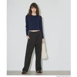 スタイルアップを叶えるクロップド丈ニットトップス | coca | 詳細画像19