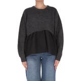 1枚で華やぐレイヤード風ドッキングギャザーニット | coca | 詳細画像6