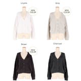 ふんわりシャギーニットカーディガン レディース | coca | 詳細画像29 