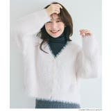 ［Lt.pink］ | ふんわりシャギーニットカーディガン レディース | coca