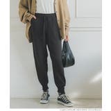 ［Black］ | ニットジョガーパンツ | coca