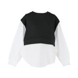 ダンボール裾レイヤード風トップス | coca | 詳細画像3