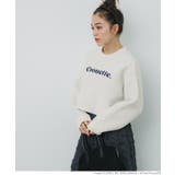 クロップドロゴニットトップス レディース | coca | 詳細画像8