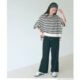 ミニ裏毛前後差五分袖スウェットトップス レディース | coca | 詳細画像21 
