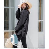 ［Black］ | 【WEB限定】水陸両用ラッシュガードボリューム袖ブラウス | coca