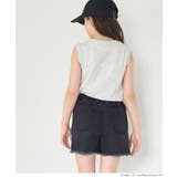 デニムダメージショートパンツ キッズ | coca | 詳細画像13 