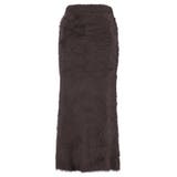 25AW 新色 グレー・ブラウン登場!シャギーニットIラインスカート | coca | 詳細画像3