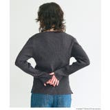 女性らしいシルエットで上品に魅せる、アンゴラタッチボートネックニットトップス | coca | 詳細画像15