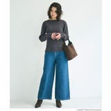 女性らしいシルエットで上品に魅せる、アンゴラタッチボートネックニットトップス | coca | 詳細画像16