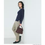 女性らしいシルエットで上品に魅せる、アンゴラタッチボートネックニットトップス | coca | 詳細画像17