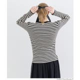 女性らしいシルエットで上品に魅せる、アンゴラタッチボートネックニットトップス | coca | 詳細画像21