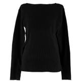 女性らしいシルエットで上品に魅せる、アンゴラタッチボートネックニットトップス | coca | 詳細画像3