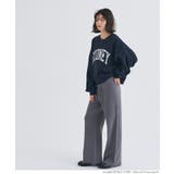 ［Charcoal］ | イージーニットパンツ | coca
