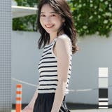 うさみみシルエットサマーニットタンクトップ | coca | 詳細画像1