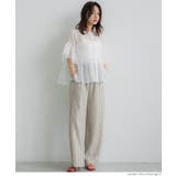 シャイニーウェーブプリーツパンツ レディース | coca | 詳細画像15 