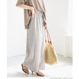 シャイニーウェーブプリーツパンツ レディース | coca | 詳細画像21 