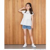 キッズ ガールズ タック切替フレンチスリーブTシャツ | coca | 詳細画像2 