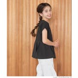 キッズ ガールズ タック切替フレンチスリーブTシャツ | coca | 詳細画像10 