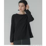 レギュラーオンス コットンサイドスリットレイヤードTシャツ | coca | 詳細画像16 