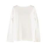 レギュラーオンス コットンサイドスリットレイヤードTシャツ | coca | 詳細画像2 