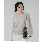 Vネックニット レディース | coca | 詳細画像13