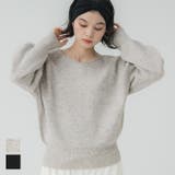 Vネックニット レディース | coca | 詳細画像1