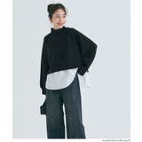 25AW 新色ネイビーが登場！2点セットハイネックニットトップス | coca | 詳細画像22 