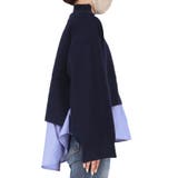 25AW 新色ネイビーが登場！2点セットハイネックニットトップス | coca | 詳細画像6 