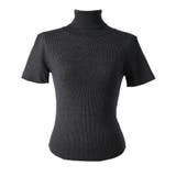 タートルネックショートスリーブニット | coca | 詳細画像3