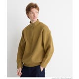 片畦編みハーフZIPニット メンズ | coca | 詳細画像12