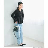 スポンディッシュニットペプラムカーディガン レディース | coca | 詳細画像10