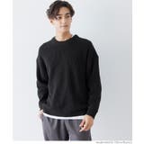 ［Black］ | クルーネックセーター メンズ | coca