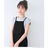 シボシャーリング裾フレアオールインワン キッズ | coca | 詳細画像2