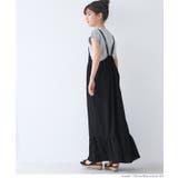 シボシャーリング裾フレアオールインワン キッズ | coca | 詳細画像4