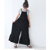 シボシャーリング裾フレアオールインワン キッズ | coca | 詳細画像5