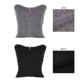 フロントジップニットビスチェ レディース | coca | 詳細画像17