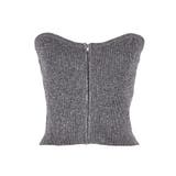 フロントジップニットビスチェ レディース | coca | 詳細画像2