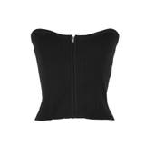 フロントジップニットビスチェ レディース | coca | 詳細画像3