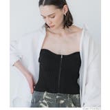 フロントジップニットビスチェ レディース | coca | 詳細画像10