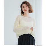 麻タッチメッシュショートニット | coca | 詳細画像23