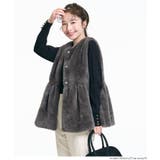 ［Charcoal］ | 25AW 新色アイボリー・チャコール登場！ファーペプラムベスト | coca
