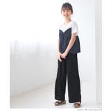 ［Dot］ | 親子お揃いシボシャーリングイージーパンツ キッズ | coca